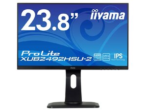 iiyama(イイヤマ) モニター ディスプレイ ProLite XUB2492HSU-2 XUB2492HSU-B2 (23.8インチ/フルHD/IPS/フレームレス)