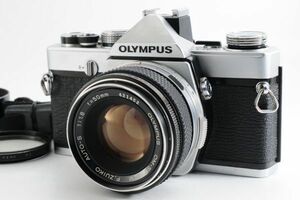 動作確認済　Olympus オリンパス　OM-1 35mm SLR Film Camera F.Zuiko AUTO-S 50mm F1.8 ♯12