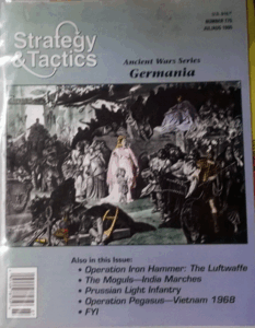 DG/STRATEGY&TACTICS NO.175 GERMANIA,ANCIENT WARS SERIES/駒未切断/日本語訳無し