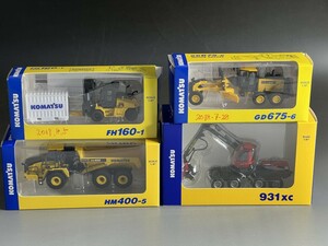 60504 コマツ ミニカー KOMATSU HM400-5 GD675-6 FH-160-1 931xc まとめて4点