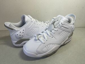 NIKE AIR JORDAN 6 LOW GOLF エアジョーダン6 ロー ゴルフ ゴルフシューズ WHT x KHAKI US7.5 未使用 DV1376-100