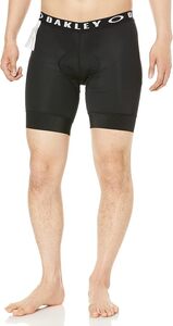 ・スピード発送 OAKLEY(オークリー)MTB INNER SHORTストレッチ,汗速乾性パッド 自転車インナーパンツ FOA403336(BLACK)US/EUサイズM(JPN=L)