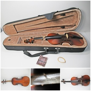 ◆[C72]MASAKICHI　SUZUKI　鈴木政吉　バイオリン　NO.10　4/4　全長/約60cm　ジャンク品