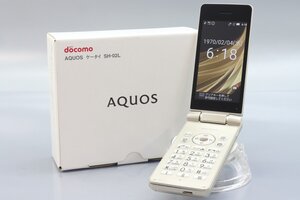 SHARP AQUOSケータイ SH-02L ゴールド ■ドコモ★Joshin9723【1円開始・送料無料】