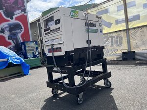 *shindaiwa 新ダイワ 8.0kVA ディーゼルエンジン発電機 DGM80BMK 三相・単相同時 エンジン発電機 発電機 架台車輪付き 稼働時間9時間