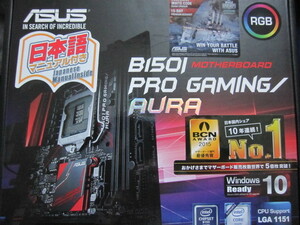 ASUS B150I PRO GAMING/AURA B150 LGA1151 DDR4 USB3.0 SATA6Gb/s Mini-ITX ゲーミングマザーボード