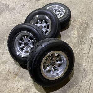 ローバーミニ 10インチホイール　KN Minator 6J-10 クラシックミニ　１６５/７０Ｒ１０