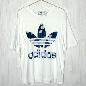 adidas originals SSL TEE CAMO OS カモ 迷彩 アディダスオリジナルス トレフォイル カモフラ ビッグロゴ Tシャツ サイズM