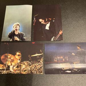 非売品 BOOWY GIGS CASE OF BOOWY ポストカード 4枚セット 氷室京介 布袋寅泰