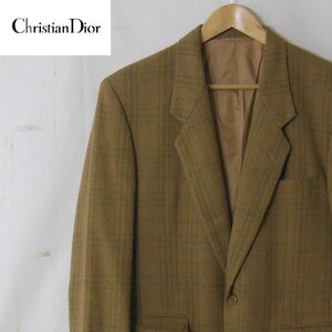 クリスチャンディオールムッシュ Christian Dior MONSIEUR■ウールテーラードジャケット　ナイロン混■91-79-170■カーキ系 ※NK4n12084