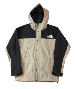 美品 THE NORTH FACE ノースフェイス マウンテンライトジャケット マウンテンパーカー GORE-TEX ゴアテックス ブラック/ベージュ系 MENS XL