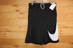 未使用ナイキNIKE　メンズS　黒白　ビッグスウォッシュロゴ　アクティブショートパンツ　ハイブリッドショーツ 3.0 DH6764　送料無料即決