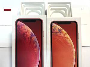 iPhone 空箱 iPhone XR 128G Red Coral　赤　コラール