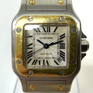 E832-M1-2511◎ Cartier カルティエ サントスガルベSM 2423 レディース 腕時計 自動巻き 稼働