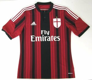 ACミラン　AC Milan　ユニフォーム　Oサイズ(日本)　Mサイズ(欧米)　FlyEmirates　adidas　アディダス