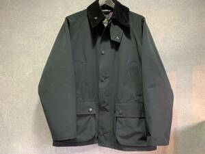 美品 Barbour バブアー BEDALE ジャケット メンズ ブラック系 黒 チェック柄 サイズ38 AW21 コラボ品