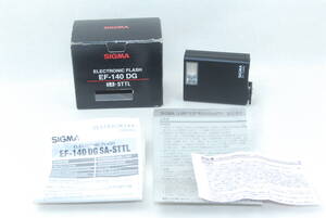 ★美品★SIGMA シグマ EF-140DG SA-STTL エレクトロニックフラッシュ 元箱付き♪