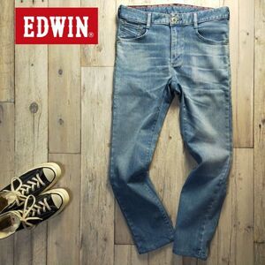 ☆EDWIN エドウィン☆USED加工 ストレッチ スリム デニム パンツ Size（M) S510