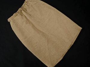 LAUTREAMONT ロートレアモン リネン混 スカート size36/ベージュ ■◇ ☆ eea2 レディース