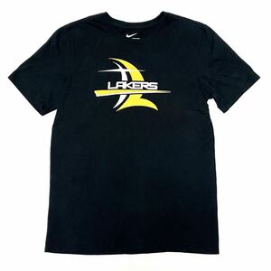 s サイズ　NIKE 廃盤モデル　tシャツ LAKERS メンズ　アメリカ古着　バスケ　カレッジ　スポーツ　即決