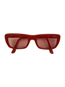 DOLCE&GABBANA◆メガネ/-/プラスチック/RED/RED/メンズ