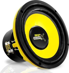 【Pyle 16.5cm ミッドバス スピーカー 車用 ミッドウーファー 】 最大出力300W 定格入力：150W 中低音 カーオ