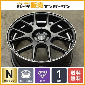 【未使用品 美品】WORK RYVER M006 19in 8.5J+38 PCD114.3 1本 アルファード ヴェルファイア ハリアー RAV4 エルグランド アリア 送料無料