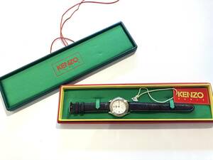 74　KENZO　ケンゾー　KN-2617　腕時計　箱付き　不動　ブランド腕時計