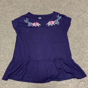 ユニクロ　UNIQLO Studio Sanderson 花柄プリント　チュニック　140