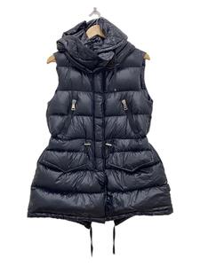 MONCLER◆BEAUMESNIL/ノースリーブ/ダウンコート/ダウンジャケット/1/ナイロン/ブラック