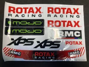 ROTAX MAX MOJO XPS ステッカー バイザーステッカー レーシングカート 2