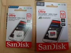 ★送料無料★ micro SDXC 64GB 2枚 ※SanDisk