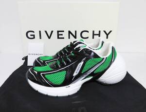 定価14.9万 新品 GIVENCHY TK-MX RUNNER 40 グリーン ブラック ホワイト イタリア製 ジバンシー スニーカー