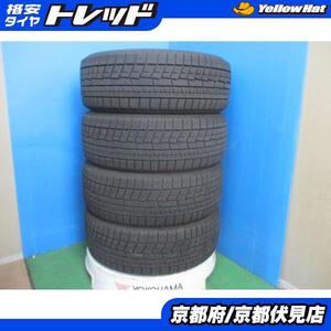 4本 2022年製 バリ山!! 中古 ヨコハマ iceGUARD iG60 スタッドレス タイヤ 215/55R17 94Q エスティマ クラウン ヴェゼル オデッセイ