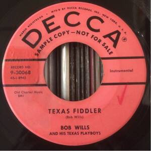 BOB WILLS TEXAS PLAYBOYS 7inch TEXAS FIDDLER ロカビリー