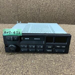 AV7-473 激安 カーステレオ BMW E-31 E31 KE-91ZBM PD001887 カセット RADIO テープデッキ オーディオ 通電未確認 ジャンク