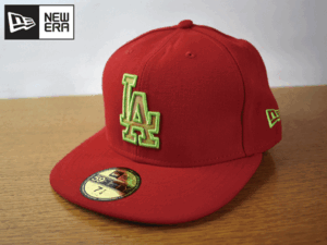 K210《未使用品》NEW ERA ニューエラ 59FIFTY【7-1/4 - 57.7cm】LA DODGERS ドジャース MLB フラット 帽子 キャップ USモデル