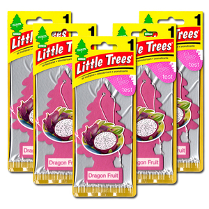 リトルツリー ドラゴン フルーツ 5枚セット Little Trees 芳香剤 車 部屋 吊り下げ USA エアフレッシュナー 新作【メール便 送料無料】