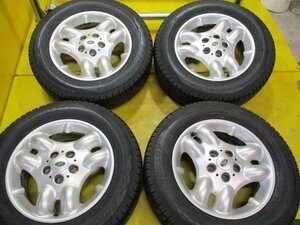 K93☆中古セット☆8分山！215/65R16 ×6J 114.3 5H LANDROVER純正アルミ 夏4本価格！DUNLOP PT3 事業所宛/営業所止め送料無料