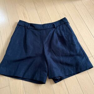 ユナイテッドアローズ☆キュロット☆ネイビー☆サイズM☆used☆ビューティー&ユース☆ショートパンツ ☆UNITED ARROWS☆美品