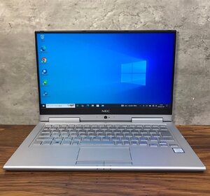 1円～ ●NEC VersaPro VKT16/GV-4 タイプVG / Core i5 8250U (1.60GHz) / メモリ 8GB / SSD 256GB / 13.3型 フルHD / Win10 Pro 64bit