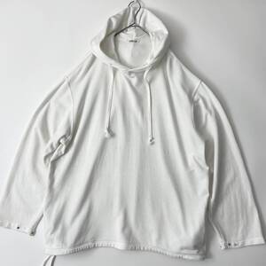 【2022ss】AURALEE size/5 (pc) -LIGHT FLOWY SWEAT PARKA- オーラリー オーバーサイズ スウェットパーカー ビッグ トレーナー ホワイト 白