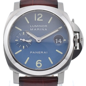 パネライ PANERAI PAM00119 ルミノール・マリーナ スモールセコンド デイト 自動巻き メンズ 良品 箱・保証書付き L#132185