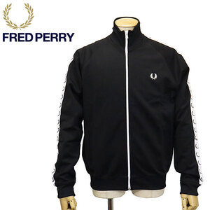 FRED PERRY (フレッドペリー) J4620 Taped Track Jacket テープド トラックジャケット FP512 198BLACK XL