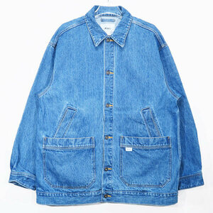 WTAPS ダブルタップス 23AW DADDY/JACKET/COTTON.DENIM 232WVDT-JKM04 ダディー デニム ジャケット コットン インディゴ アウター Sepz