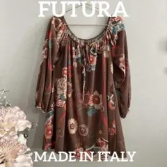 極美品 イタリア製 インポート チュニック ブラウス MADE IN ITALY