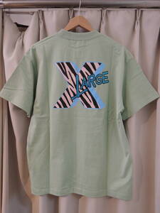 X-LARGE XLARGE エクストララージ ANIMAL LOGO S/S TEE ライトグリーン Mサイズ 人気商品 送料￥230～