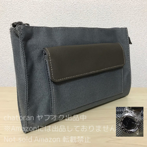 即決3800円★非売品●BVLGARI/ブルガリ×エミレーツ航空●ビジネスクラス アメニティポーチのみ クラッチバッグ ロゴ入りチャーム付き