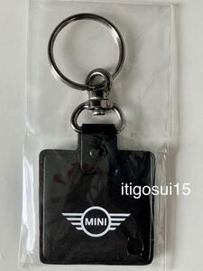 ◆★【未使用】BMW MINI ミニクーパー★キーホルダー 黒 キーリング ブラック エンブレム