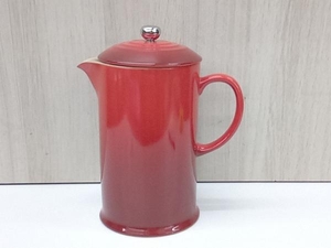 Le Creuset ル・クルーゼ カフェティー メタルプレス付 サリー コーヒーポットプレス ストーンウェア